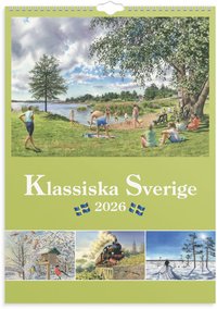 V�ggkalender 2026 Klassiska Sverige