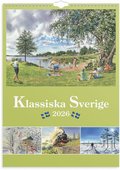 V�ggkalender 2026 Klassiska Sverige