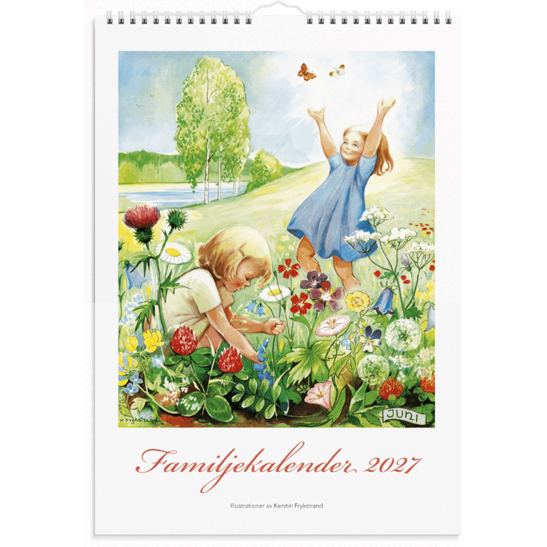 Familjekalender 2027 Kerstin Frykstrand, Övrigt