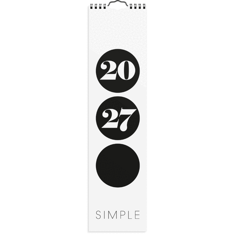 Väggkalender 2027 Simple, Övrigt