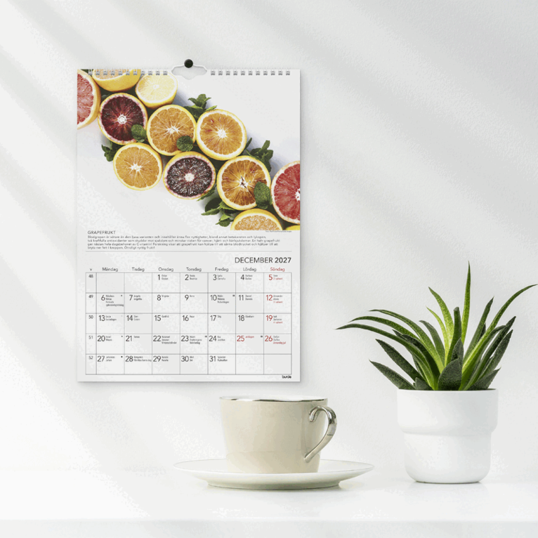 Väggkalender 2027 Gröna tips, Övrigt