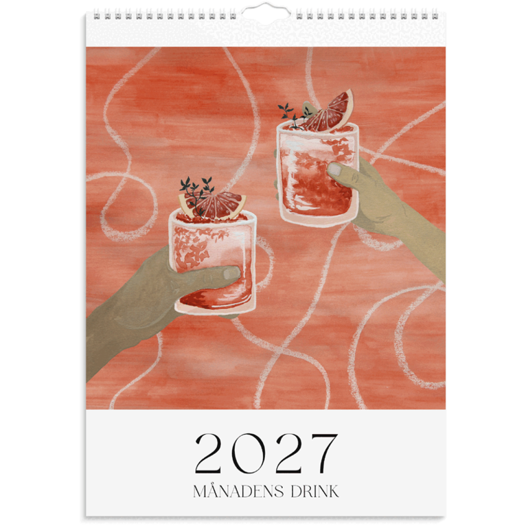 Väggkalender 2027 Posters Drinkar, Övrigt