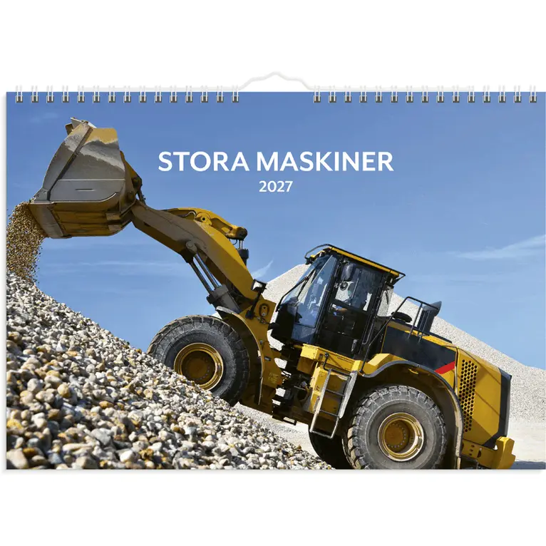 Väggkalender 2027 Stora Maskiner, Övrigt. Tillgänglighet: Lägg i varukorg