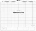 Väggkalender 2025-2026 Hemkalendern Clean