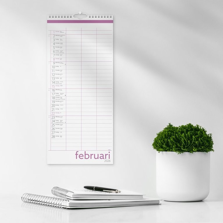 Familjekalender 2025-2026 Lilla, Övrigt