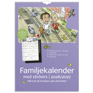 Familjekalender 2026-2027 Stickers, Övrigt