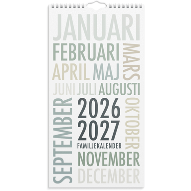 Familjekalender 2026-2027 TrendArt, Övrigt