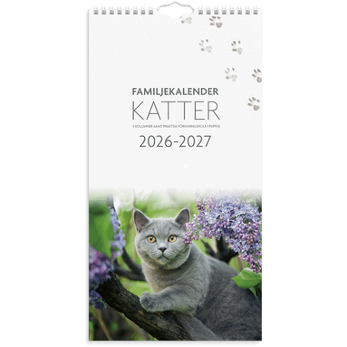 Familjekalender 2026-2027 Katter, Övrigt