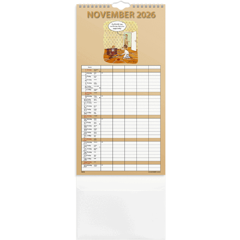 Familjekalender 2026-2027 Rolig, Övrigt