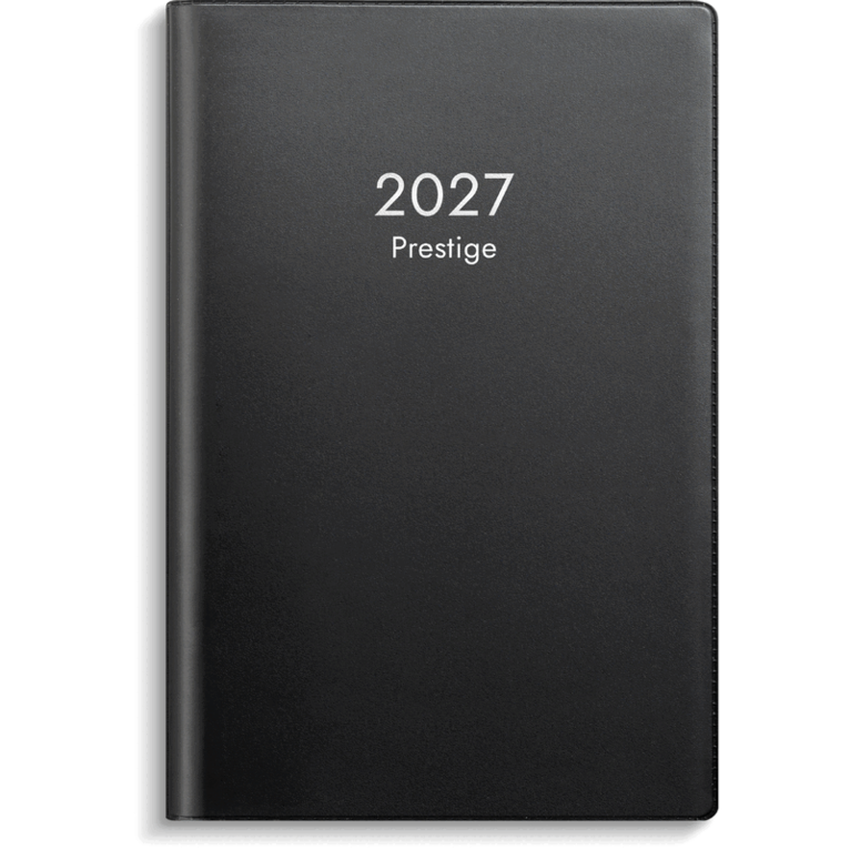 Kalender 2027 Prestige svart plast, Övrigt