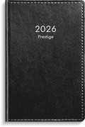 Kalender 2026 Prestige svart konstl�der inb