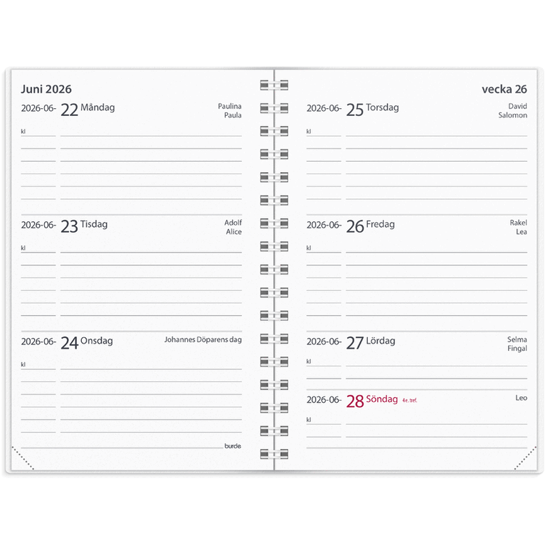 Kalender 2026-2027 Lilla Studieåret Fashion Line, Övrigt