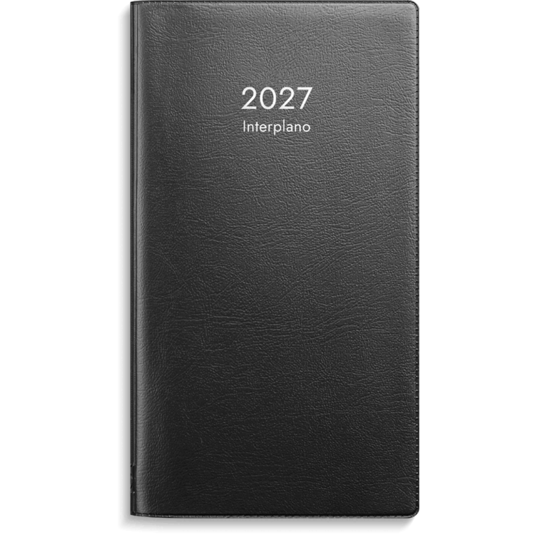 Kalender 2027 Interplano svart plast, Övrigt