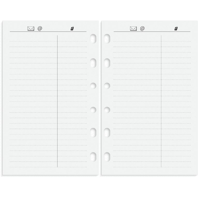 Compact Systemkalender 2027 svart skinn, Övrigt