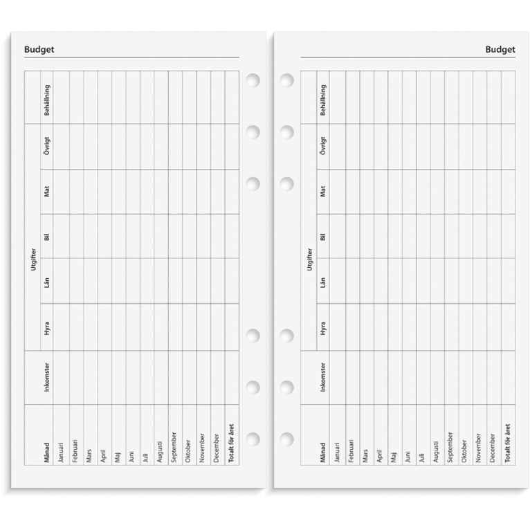 Regent Systemkalender 2027 brunt skinn, Övrigt