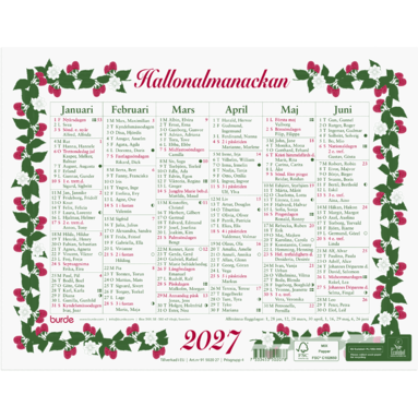 Lilla Hallonalmanackan 2027, Övrigt