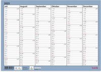 Väggkalender 2025-2026 Väggblad A4