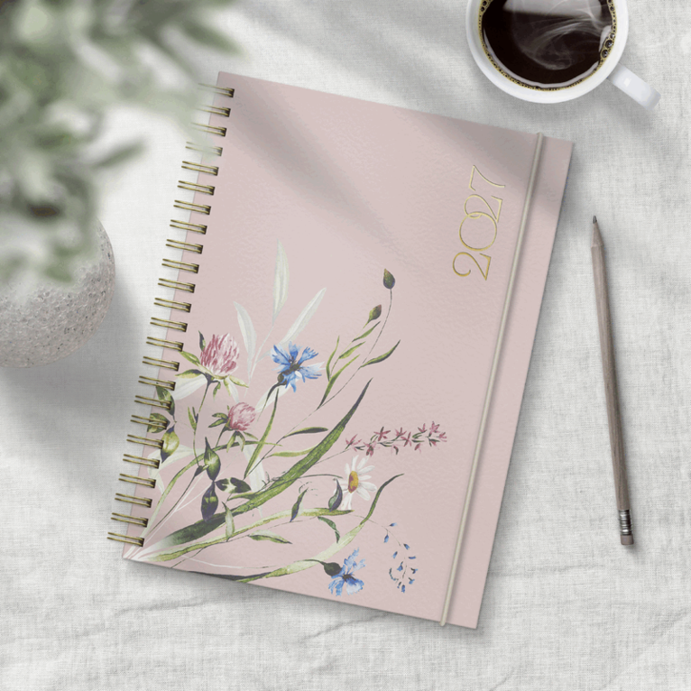 Kalender 2027 Business A5 Story ängsblomma, Övrigt