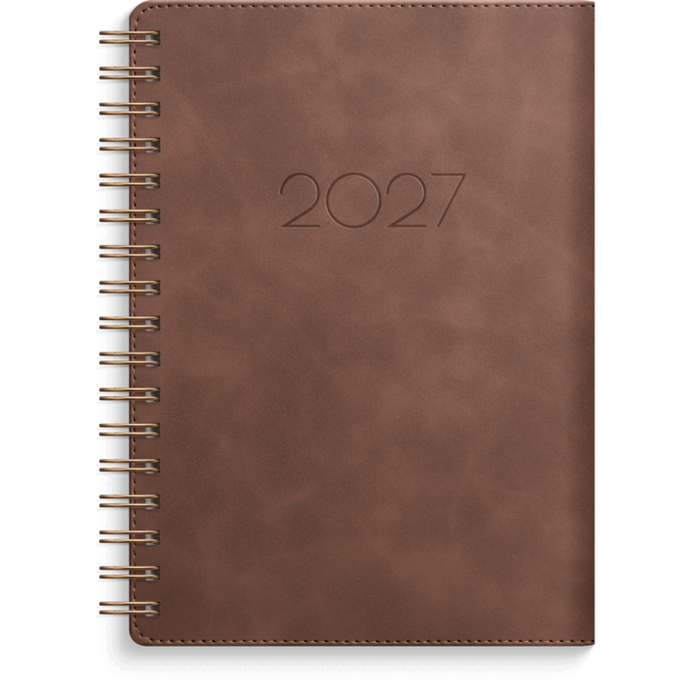Kalender 2027 Senator A6 Twist brun, Övrigt. Tillgänglighet: Lägg i varukorg