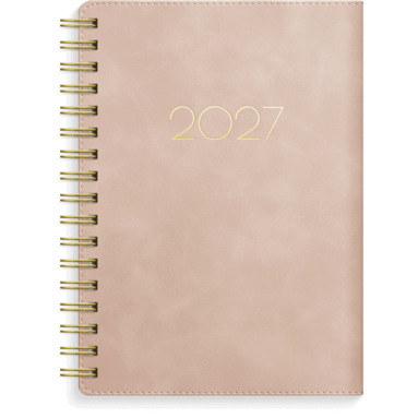 Kalender 2027 Senator A6 Twist rosa, Övrigt