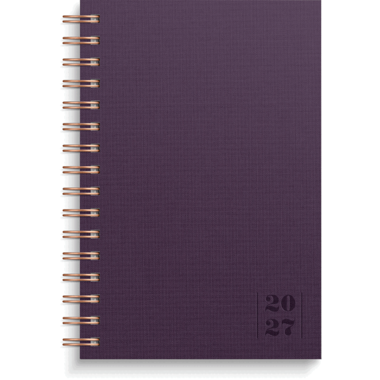 Dagbok Textile 2027 plommon, Övrigt