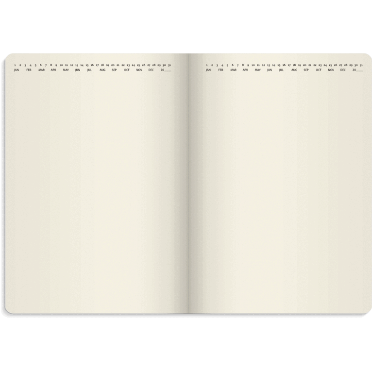 Liten Veckokalender Forma Deluxe 2027 svart, Övrigt