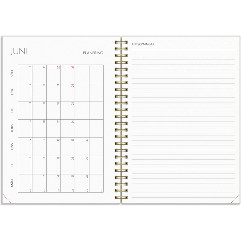 Kalender 2026-2027 Study A5 Story Blomma, Övrigt
