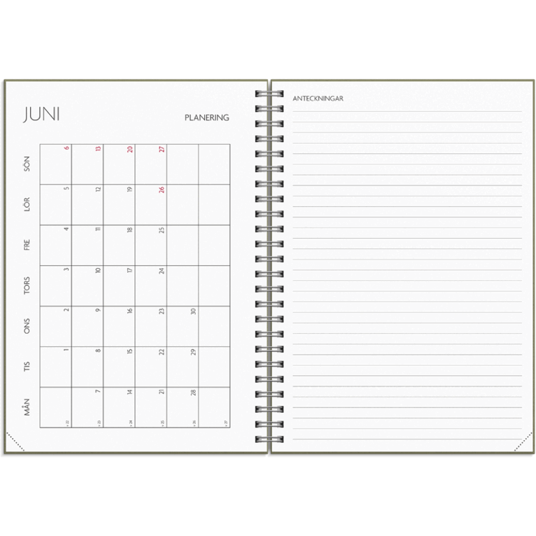 Kalender 2026-2027 Study A5 Story Blad, Övrigt