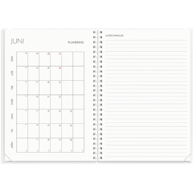 Kalender 2026-2027 Study A5 4i1, Övrigt