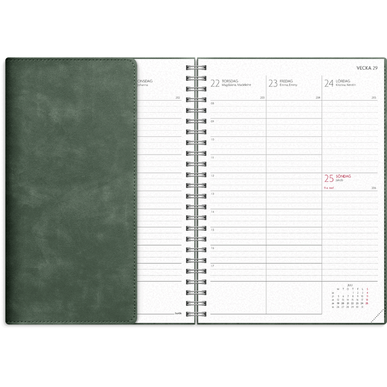 Kalender 2026-2027 Study A5 Twist mocca, Övrigt