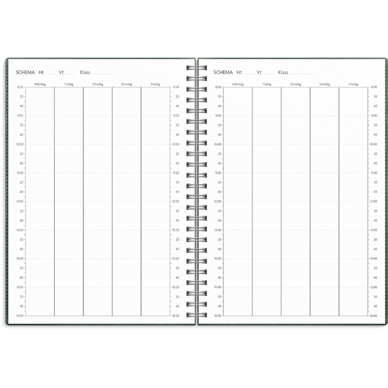 Kalender 2026-2027 Study A5 Twist mocca, Övrigt