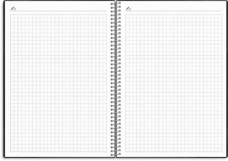 Kalender 2025-2026 Study A5 Twist svart, Övrigt