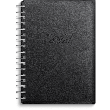 Kalender 2026-2027 Senator A6 Twist svart, Övrigt