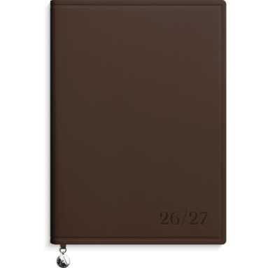 Kalender 2026-2027 Senator A5 soft inbunden brun