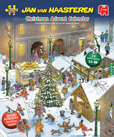 Jan van Haasteren Adventskalender 2026 - 24 pussel med 54 bitar, Övrigt