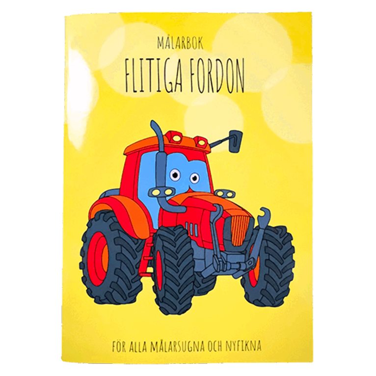 Gullers - Målarbok Flitiga Fordon, Häftad. Tillgänglighet: Lägg i varukorg