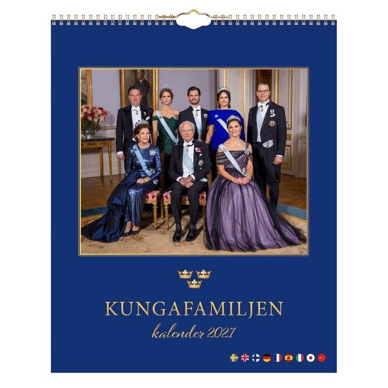 Väggkalender 2027 Kungafamiljen, Övrigt