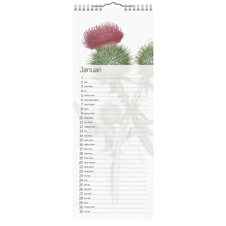 Födelsedagskalender Växter, Övrigt