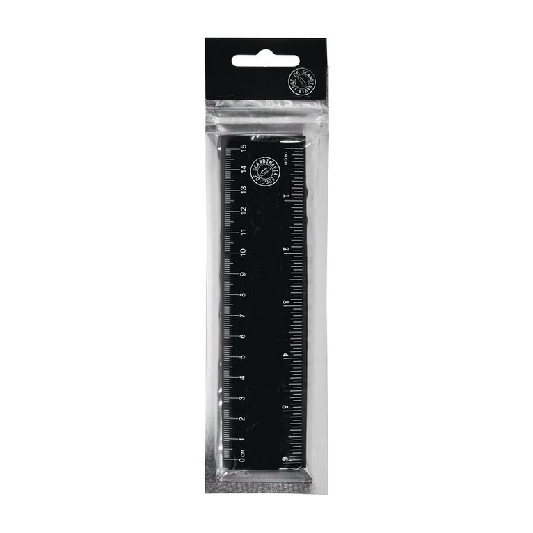 Linjal 15cm svart, Övrigt