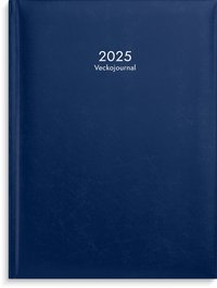 Kalender 2025 Veckojournal bltt konstlder