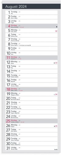Kalender 2024 Liten Bordskalender Elegant