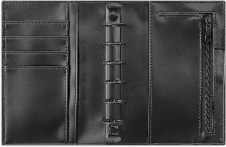 Systemkalender Compact konstläder svart, Övrigt