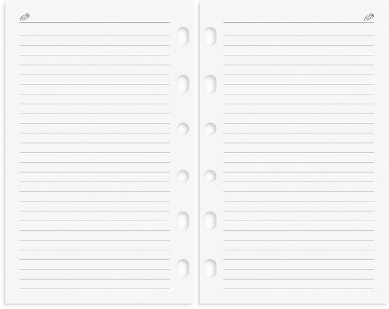 Systemkalender Compact konstläder svart, Övrigt
