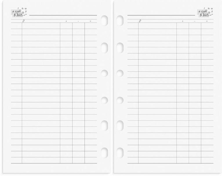 Systemkalender Compact skinn svart, Övrigt
