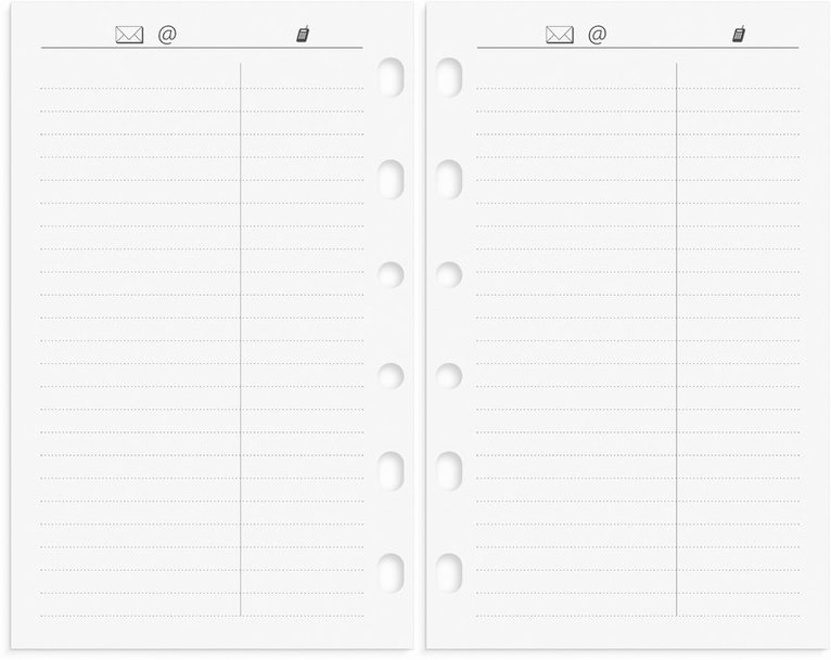 Systemkalender Compact skinn svart, Övrigt
