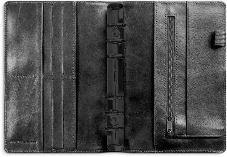 Systemkalender Regent skinn svart, Övrigt