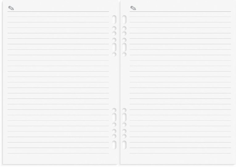 Systemkalender Business konstläder svart, Övrigt