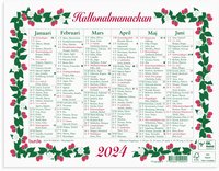 Vggkalender 2024 Lilla Hallonalmanackan