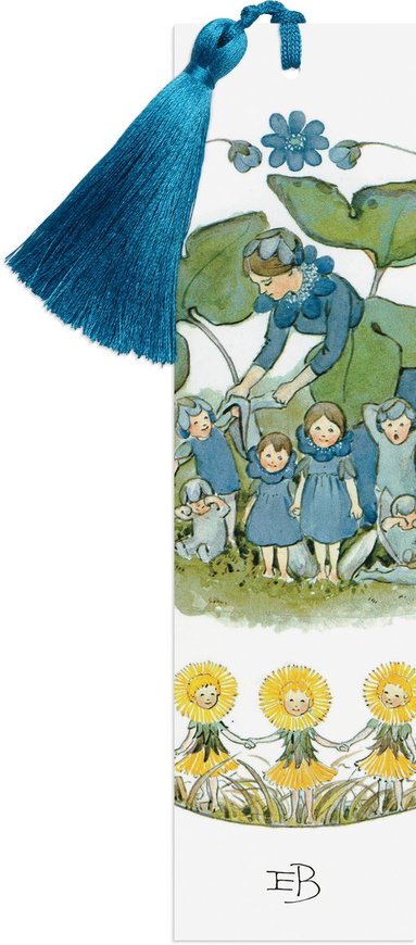 Bokm&auml;rke Elsa Beskow Bl&aring;sippor och tussilago bl&aring;
