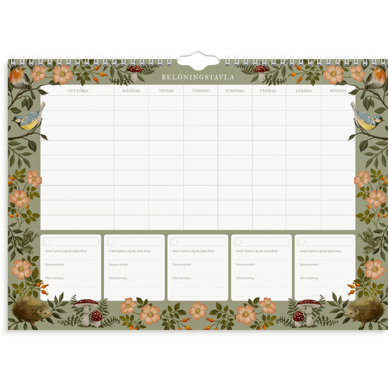 Belöningskalender Sagoskog odaterad, Övrigt